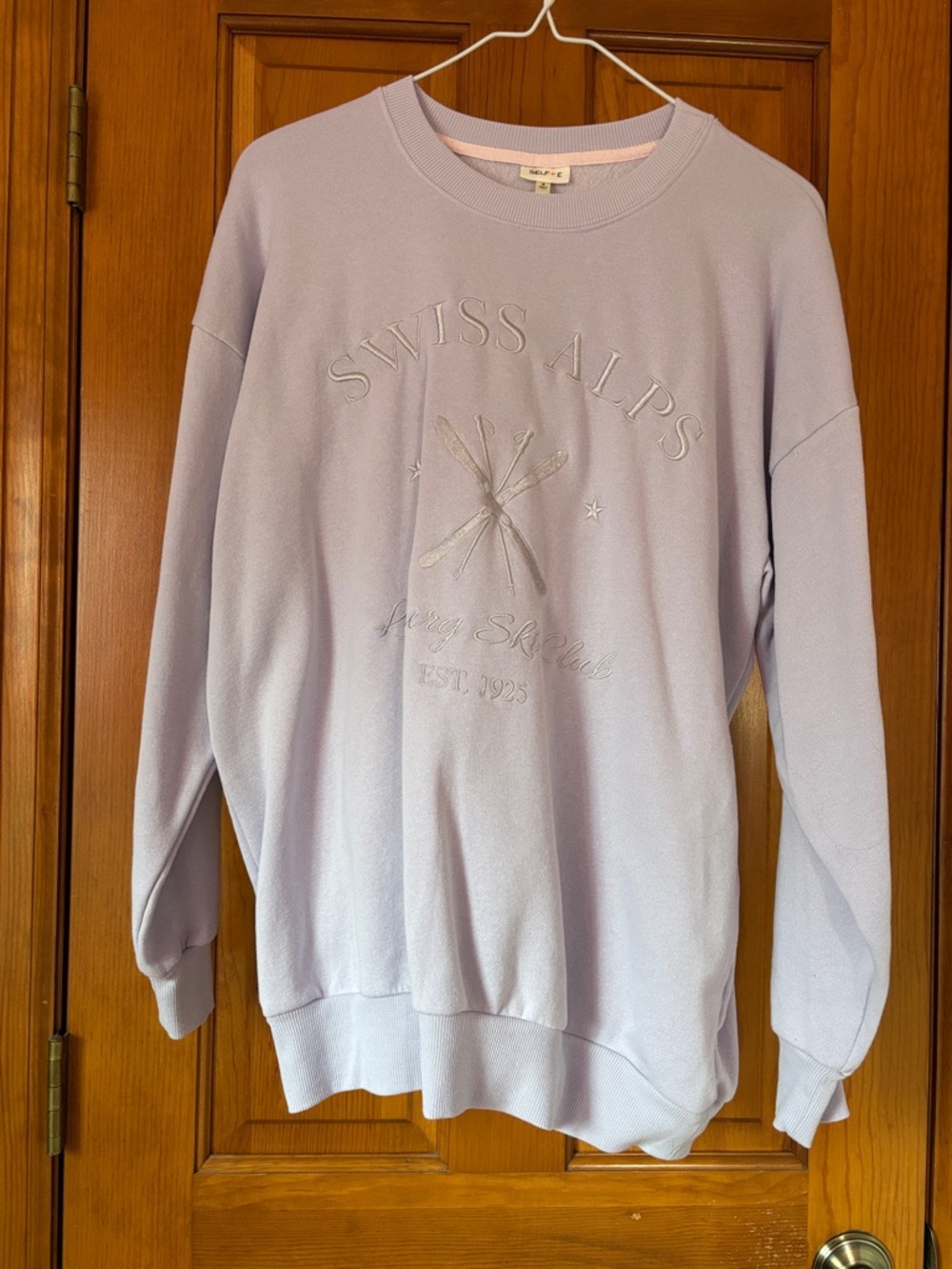 Lavender Swiss Alps Sweatshirt